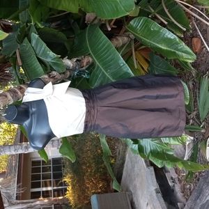 Max and Cleo two-tone one shoulder dress